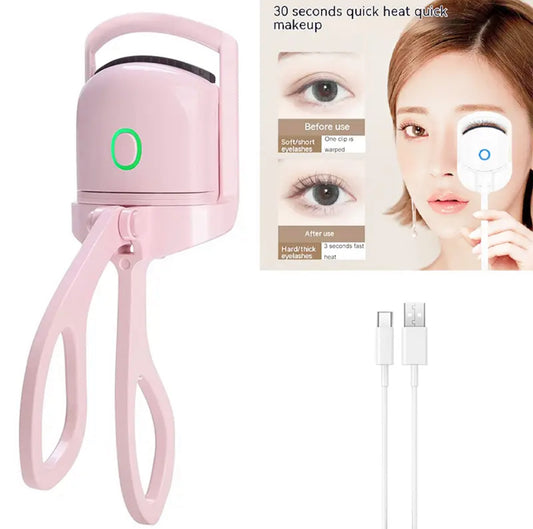 Portable Electric Heated Comb Eyelash Curler